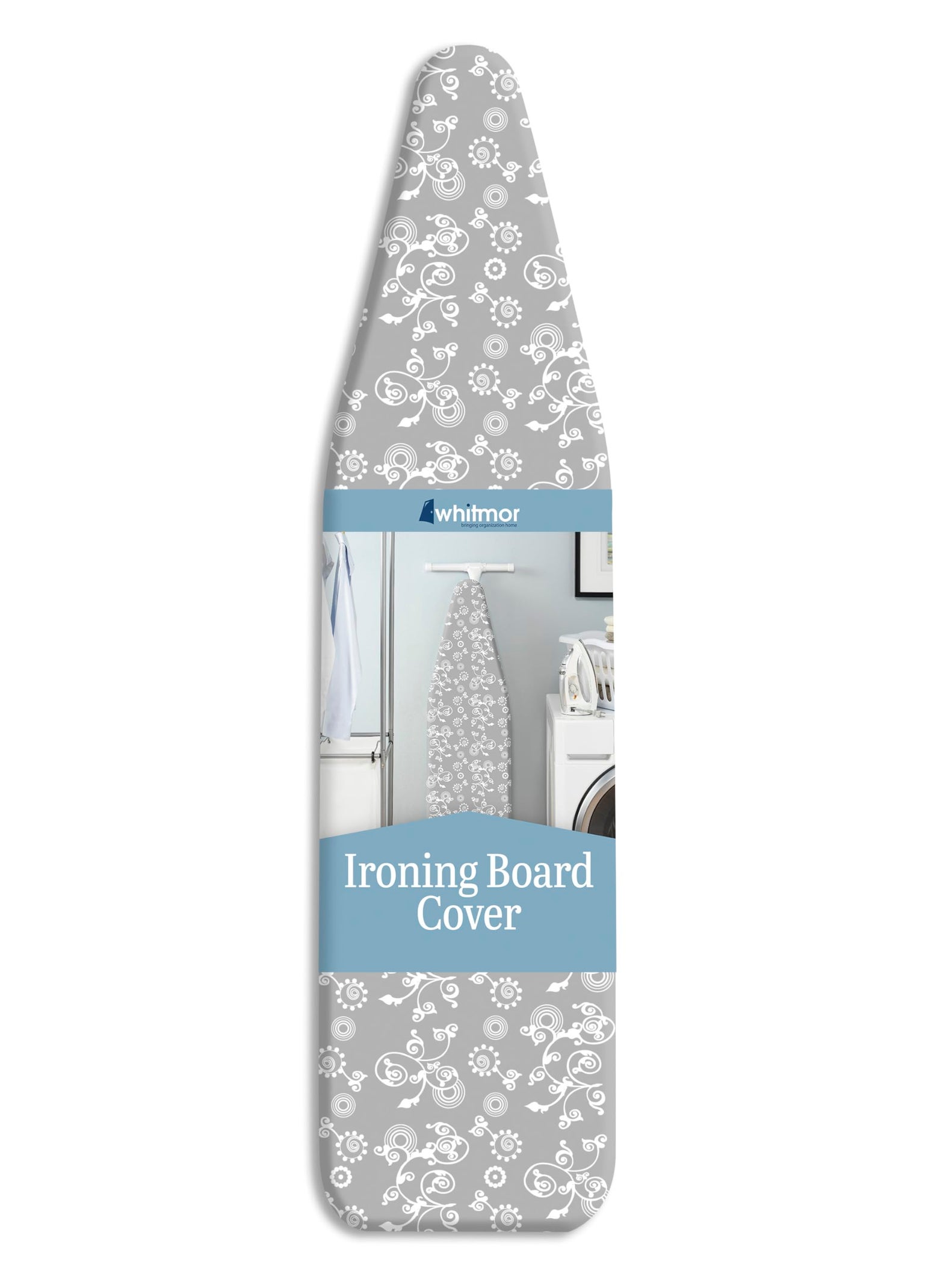 Whitmor Whitmor Scorch Resistant Ironing Board Cover and Pad  Grey Swirl 
