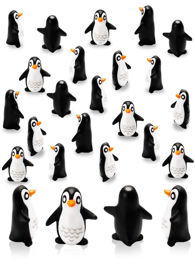 Bbiamsleep 60 Pcs Miniature Penguin Figurine Mini Resin Penguin Figurines Mini Resin Animals for Fairy Garden Micro Landscape Winter Christmas Decor - Image 1