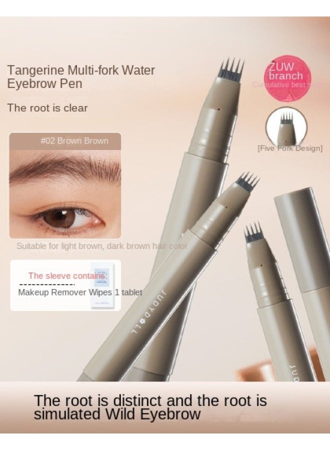 Natural Wild Eyebrow Look, Waterproof, Long-lasting, Sweat-resistant Brand Eyebrow Pomade For Beginners, Women's Natural Style - Image 1