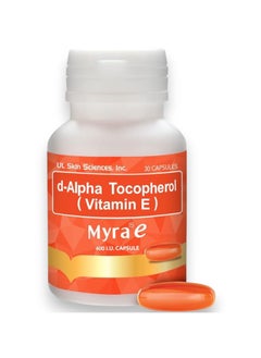 Myra D-Alpha Tocopherols, Vitamin E, 30 Capules  - Image 1