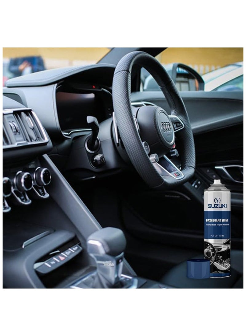 Suzuki Dashboard Polish Shines & Protects Protectants Dashboard Cleaner Spray (300 ml) - Image 3