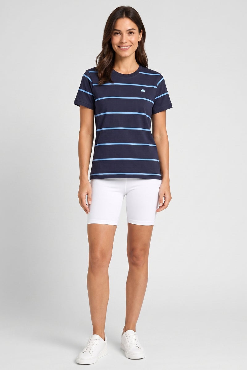 Ellesse Women Sportswear Fit Short Sleeve Outdoor T-Shirt, Navy - Image 2