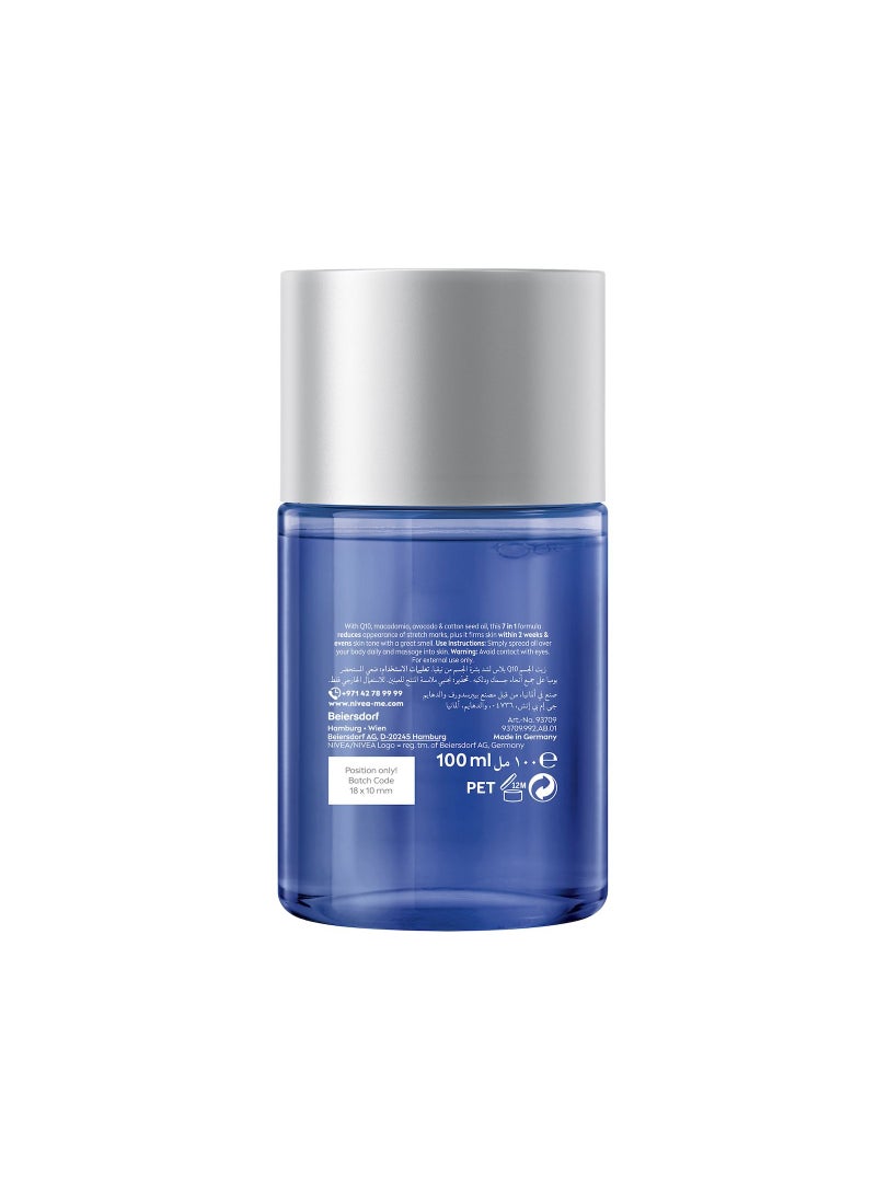 Nivea - NIVEA Body Oil Firming, Q10 7in1 Power Reduces Stretch Marks, All Skin Types, 2x100ml - Image 1