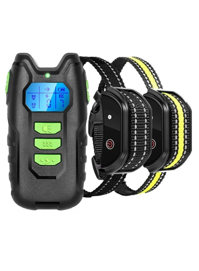 general Bark Collar for Dogs Rechargeable Automatic Anti-barking Device Dog Training Device Recognizes Dog Barking Smart Electric Shock Collar One against two - Image 1