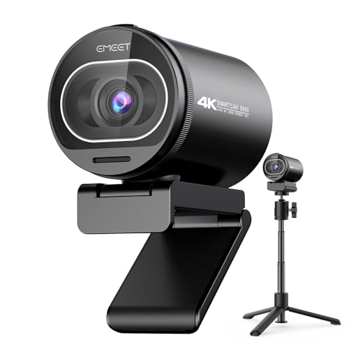 EMEET S600 4K Webcam with Tripod for Streaming Sony 1255 Sensor PDAF Autofocus 1080P60FPS 2 Noise Reduction Mics Builtin Privacy Cover 73 FOV Streaming Webcam for ProductGameBeauty - Image 1