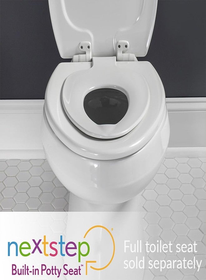 Mayfair Next Step Toddler Toilet Seat, Insert Only For Use With NextStep2 Toilet Seat, Slow Close, Removable, Round, Pink - Image 3