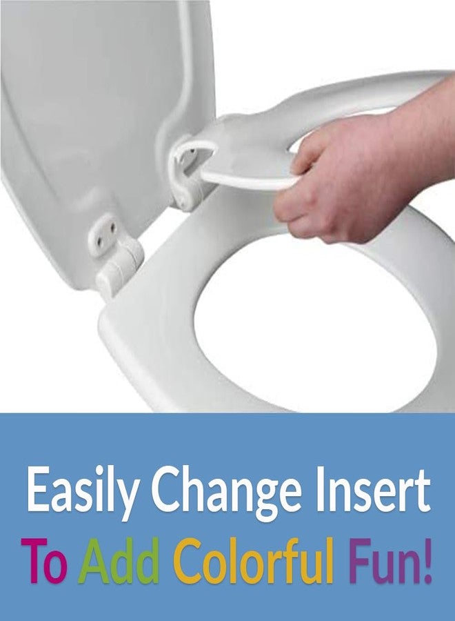 Mayfair Next Step Toddler Toilet Seat, Insert Only For Use With NextStep2 Toilet Seat, Slow Close, Removable, Round, Pink - Image 4