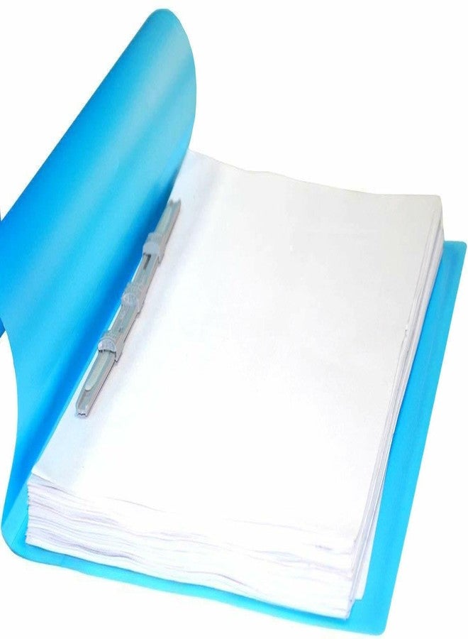 Shivom Polypropylene A4 Size Report File Folder, 10pcs Plastic Multicolor Documents Clip File Folder for Certificates/Letter/Report/File Page Holder Pack of 10, Multicolor - Image 3