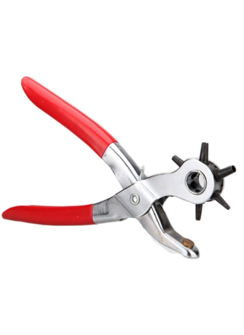 Kazenzo Kazenzo Revolving Leather Belt Hole Punch Piler with Multi Tool Manual Belts Puncher Maker Machine22 x 2 x 15 cm  - Image 1