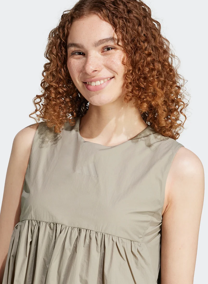 Adidas Sleeveless Poplin Dress
