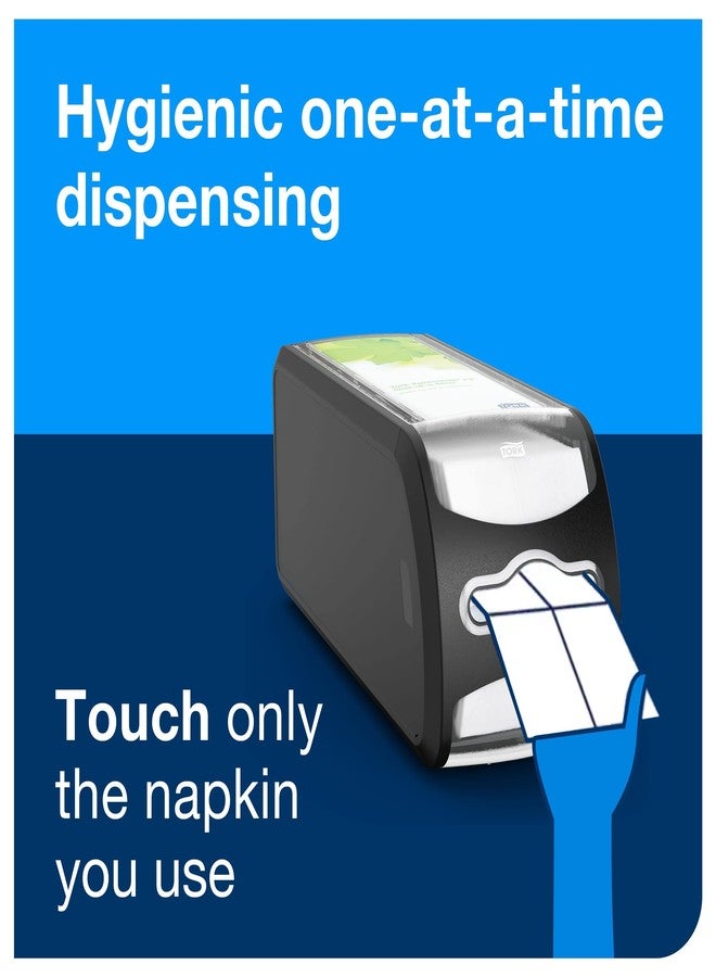 Tork Xpressnap Fit® Counter Napkin Dispenser Black N14, Signature Range, One-at-a-time Dispensing, 5.6" x 4.8" x 12.8", 7432000 - Image 4