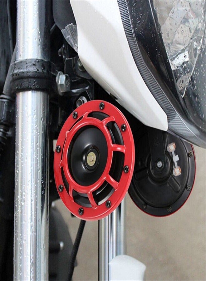 Loquat 2 PCS Car Horn12v Waterproof Double Horn Used for Trucks Trains and Ships Electric Snails for Cars Motorcycles Alternative Electronic Parts for Cars and Horns for Trains - Image 2