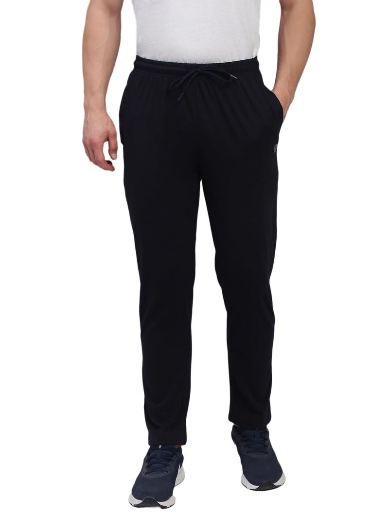 Lux Cozi Solid Regular Fit Cotton Trackpant for Men_COZI_2151_NB_S_1PC Navy - Image 1