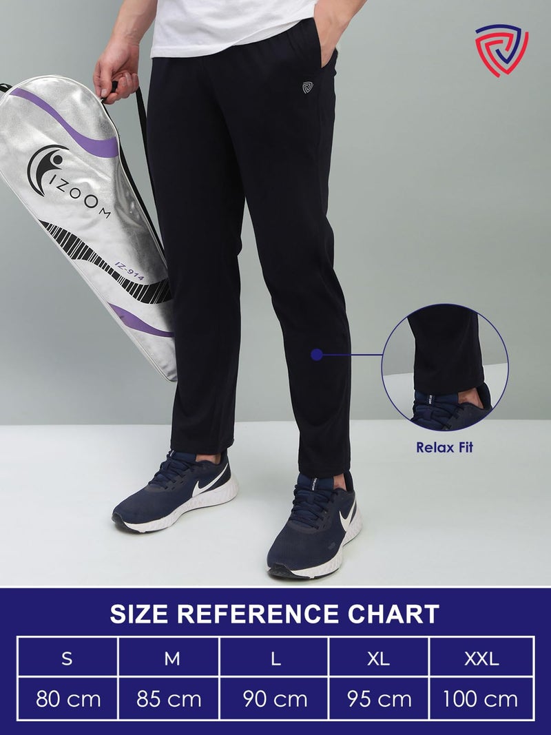 Lux Cozi Solid Regular Fit Cotton Trackpant for Men_COZI_2151_NB_S_1PC Navy - Image 2