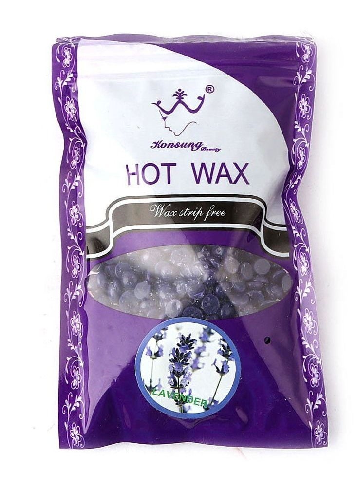Konsung Beauty - Hard Wax Beans for Painless Hair Removal, Wax Beads for Bikini Brazilian, Underarms, Back and Chest, Hair Removal Waxing Spatulas - Image 1
