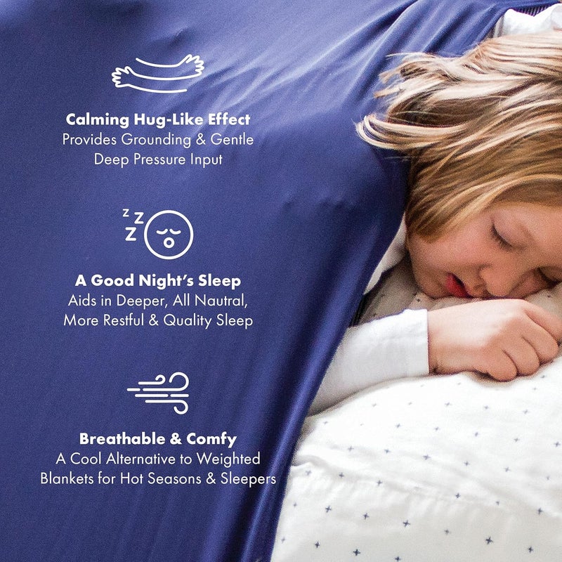 Harkla Compression Sheet for Kids - Full Compression Sheets for All Night Comfort - Breathable and Stretchy, Great for a Calming Sleep Experience - Sensory Bedsheets for Kids - Makes Great Gifts - Image 3