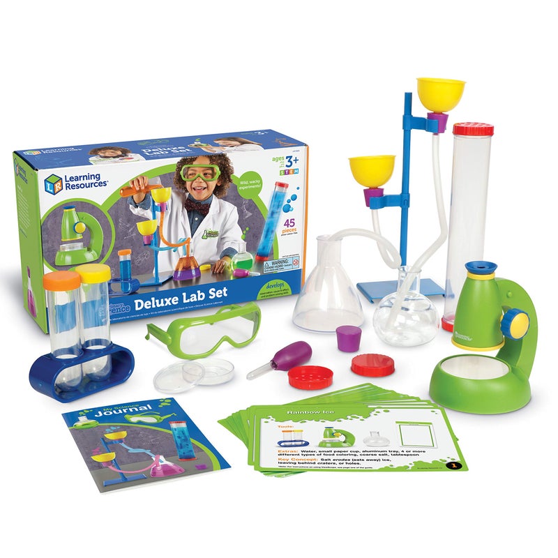 Learning Resources Primary Science Deluxe Lab Set 45 Pieces Ages 3 Preschool Science Kit Toys STEM Toys Experiments for Kids - Image 4