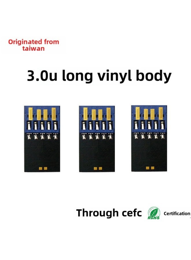 Black Colloid Chip 8G16G32G High-speed Chip Semi-finished Product Card You U Disk Memory Manufacturer Environmental Protection U Disk Chip-Color:3.0 U Disk Short Black Colloid-Capacity:32GB  - Image 5