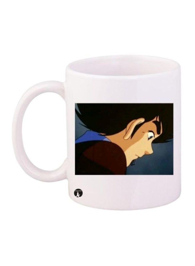 RKN Captain Majid Printed Mug White/Black/Blue - Image 1