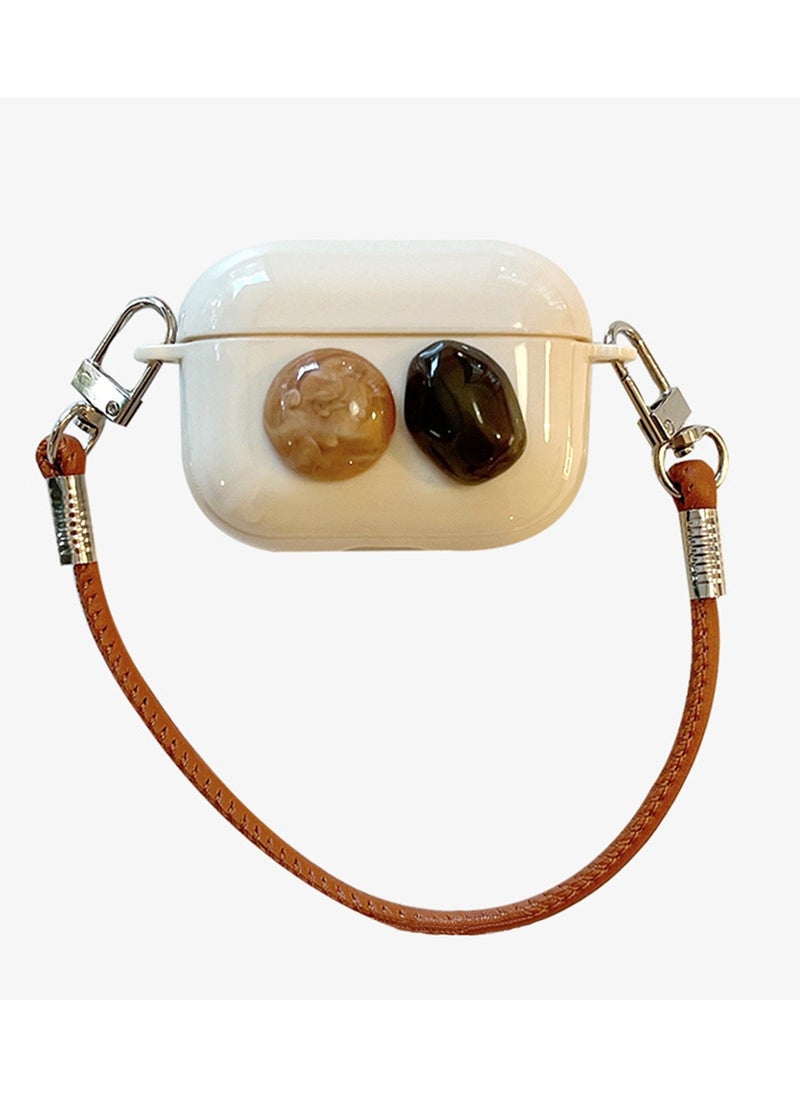 Generic - For Bluetooth Headset Air Pods Pro 2 Generation Protective Case - Three-dimensional Aimple Gemstone Protective Case - TPU Drop Resistant Waterproof Case - Image 1
