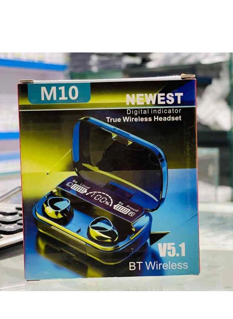 نيويست - سماعات أذن بلوتوث M10 TWS لاسلكية تعمل باللمس - Image 1