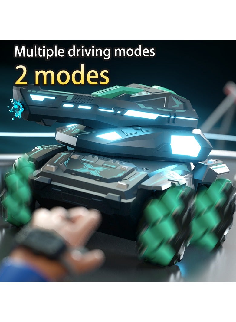 RC Car Toy 2.4G Children Water Beads Tank Gesture Sensing Cool Lighting Dynamic Dound Remote Controlled Cars Tanks Toys Gift - Image 2