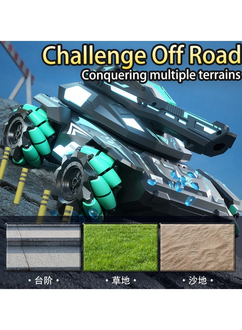 RC Car Toy 2.4G Children Water Beads Tank Gesture Sensing Cool Lighting Dynamic Dound Remote Controlled Cars Tanks Toys Gift - Image 3