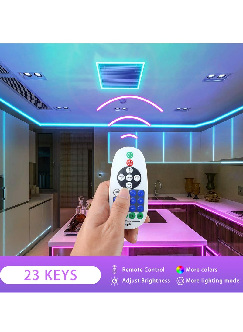 DC 12-24V LED Dimming Controller with Dynamic Effect Mode - RF Dimmer with Remote Control for Single Color LED Strip Lights, Adjustable Brightness, Suitable for Rooms, Homes, Cabinets, Neon Signs - Image 5