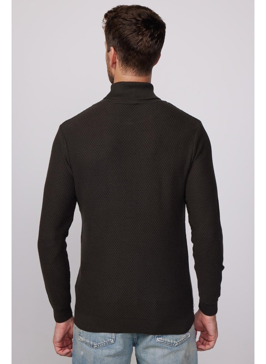 Slim Fit Narrow Cut Turtleneck Patterned Men's Sweater - pzsku/Z7CE136D942D4E015088AZ/45/_/1741264856/156c83ed-0bc5-4194-92f2-1766b9173d03