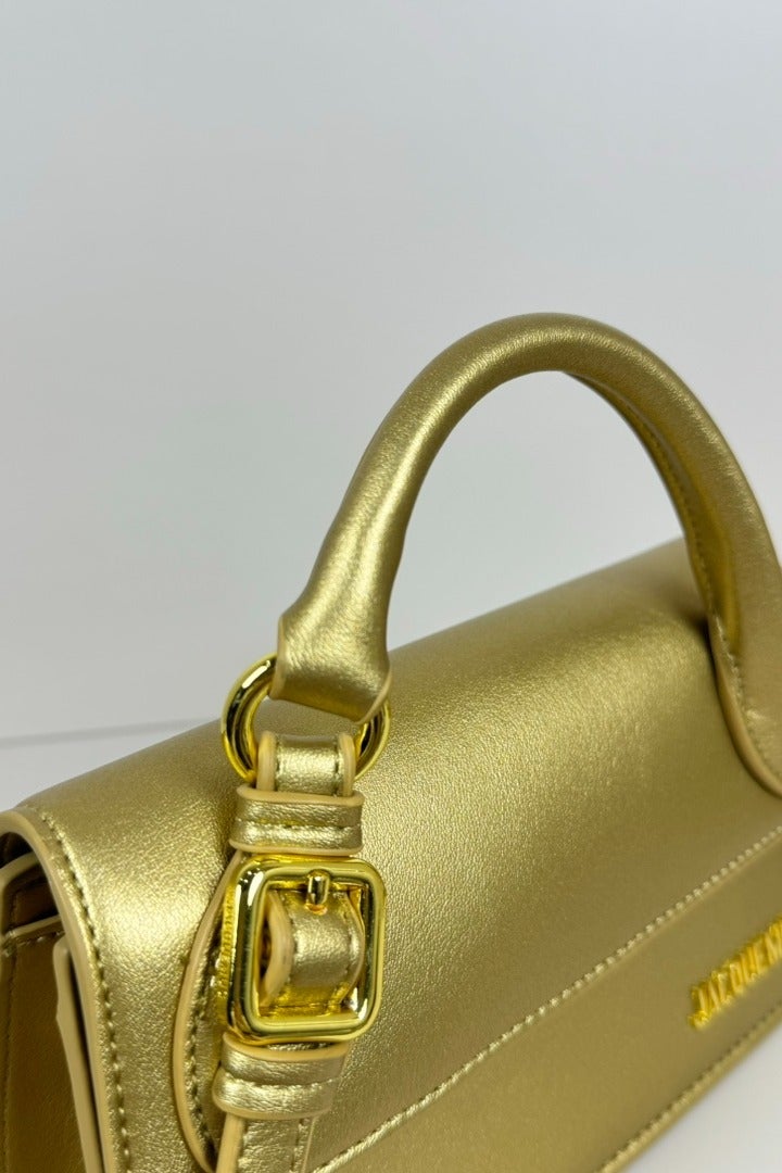 JACQUEMUS Le Chiquito Long Handbag Tote Bag Leather Flap Long With Crossbody Strap - Image 5