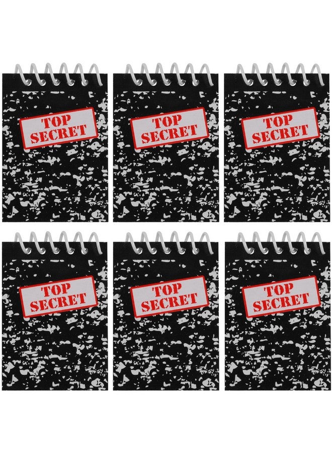 Bedwina Top Secret Mini Notebooks for Kids Party Favors - (Pack of 24) Spiral Note Book Pads for Murder Mystery Party Decor, Secret Agent Spy or Crime Detective Themed Parties, Goody Bag Notepads - Image 4