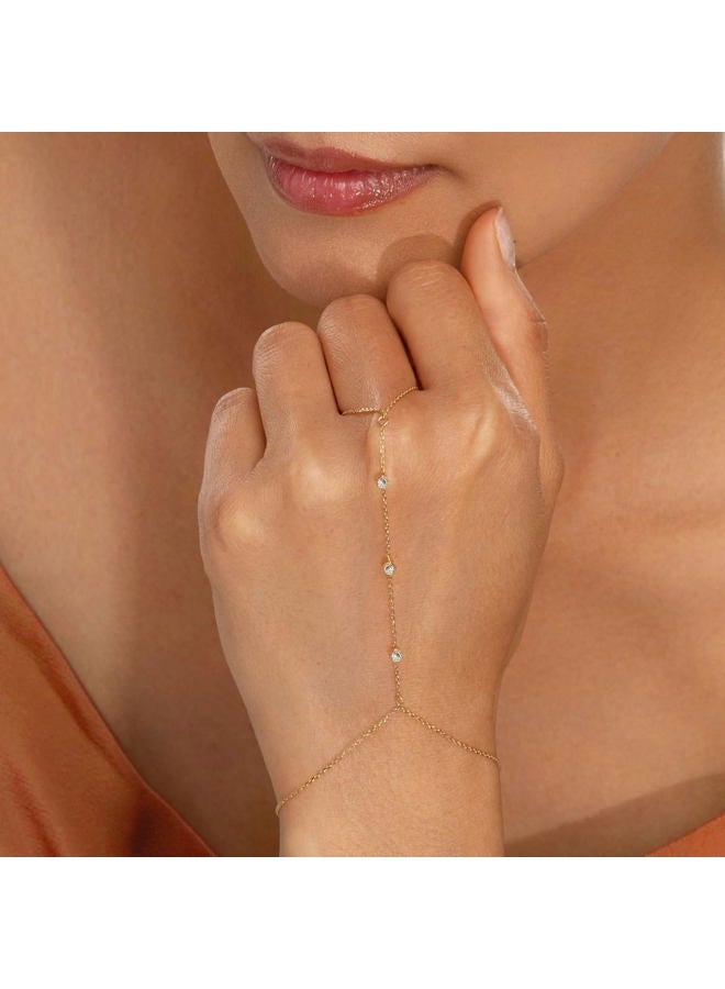 adoyi Gold Bracelets for Women, 14K Gold Plated Stackable Bracelet Stack Set Adjustable Charm Paperclip Chain Cuban Link Layered Waterproof Jewelry Sets Gifts for Womens 6.0/6.8/7.2", 6.7 IN, Copper - Image 5