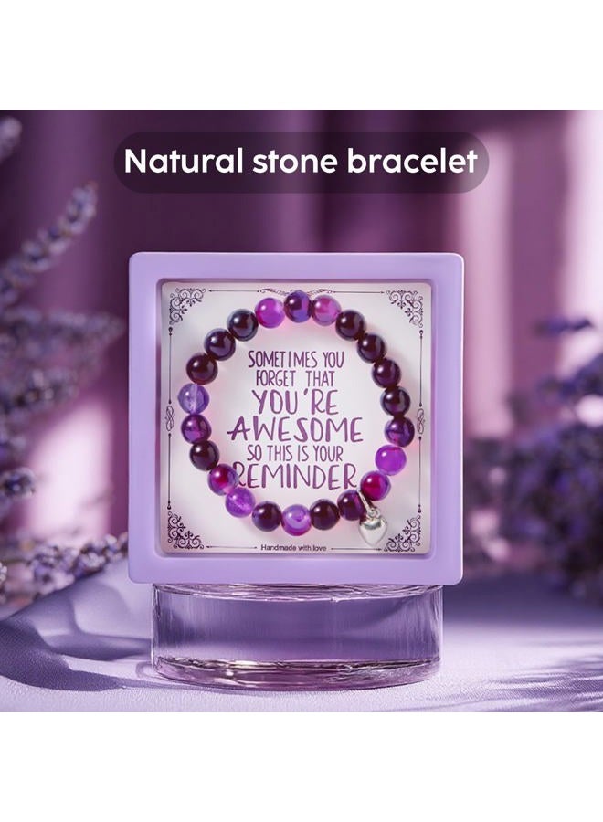 MADDIFY Birthday Gifts for Women Mom Daughter Best Friend - Unique Christmas Valentines Day Gifts for Her Wife Girlfriend - Lavender Self Care Get Well Soon Gift, Spa Gift Baskets w/Blanket Care Package - Image 5
