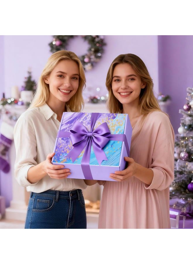 MADDIFY Birthday Gifts for Women Mom Daughter Best Friend - Unique Christmas Valentines Day Gifts for Her Wife Girlfriend - Lavender Self Care Get Well Soon Gift, Spa Gift Baskets w/Blanket Care Package - Image 2