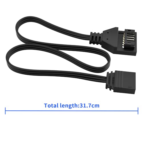 OwlTree Motherboard 5V 3 Pin to 6 Pin ARGB Adapter for Lian Li Strimer Plus 2X 8 Pin Cable - Image 4