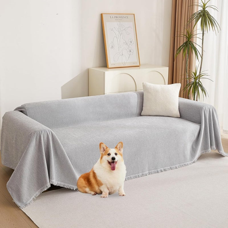 Ofrdncy Waterproof Sofa Cover(180 * 300cm), 2 3 4 Seater Modern Furniture Protector Sofa SlipCovers, Universal Couch Cover Pet Protector L U Shape Sectional Sofa Covers - Image 2