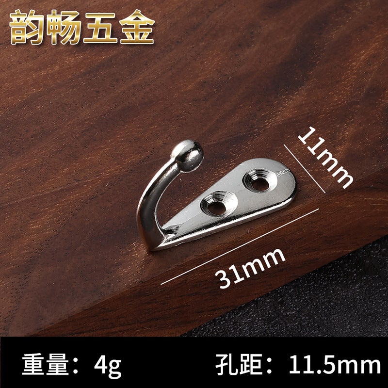 general Zinc Alloy Single Coat Hook Antique Style Wall Mount for Clothes Scarves - Image 1