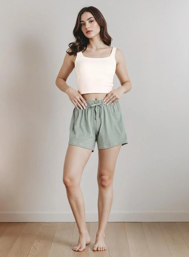 Splash FAV  Set of 2 - Drawstring Closure Shorts for Women | Best Price UAE