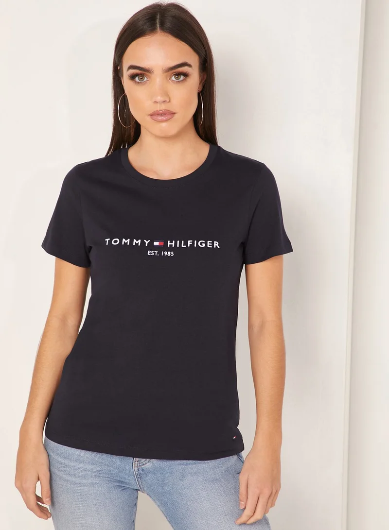 TOMMY HILFIGER Crew Neck Logo T-Shirt
