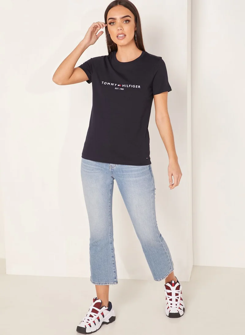 TOMMY HILFIGER Crew Neck Logo T-Shirt