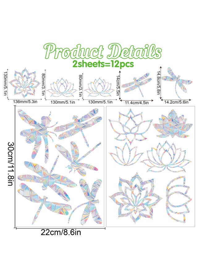 Colorful Window Stickers Rainbow Prism Various Living Room Home Decoration Doors And Windows Anti-collision Laser Electrostatic Glass Stickers