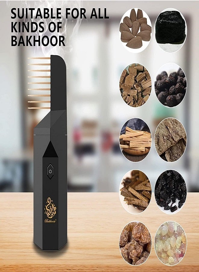 Electric Dukhoon Censer Portable USB Incense Burner can for Hair Rechargeable Electronic Aromatherapy Machine - Image 3