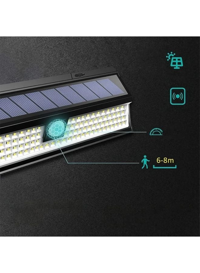 Black 118LED Solar Motion Sensor Light Wireless Outdoor Wall Lighting - Image 5