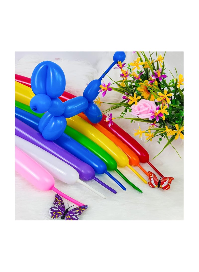 Long Balloon Animal Twisting Balloons for for Animal Shape Birthdays Clowns Pack of 100 - Image 4