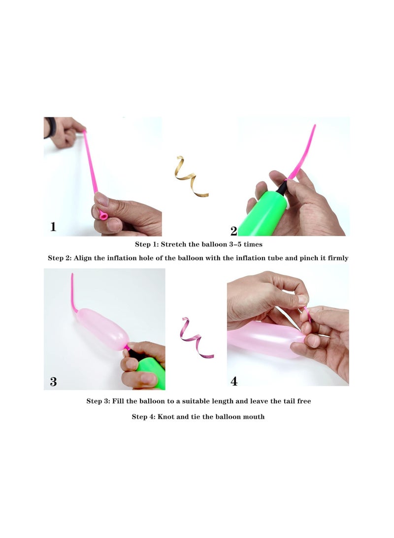 Long Balloon Animal Twisting Balloons for for Animal Shape Birthdays Clowns Pack of 100 - Image 5