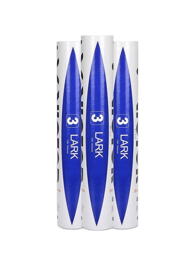 Victor Badminton Shuttlecocks, Stable And Durable For Club Matches And Training, Lark3 No. 3, Pack Of 12 - Image 2