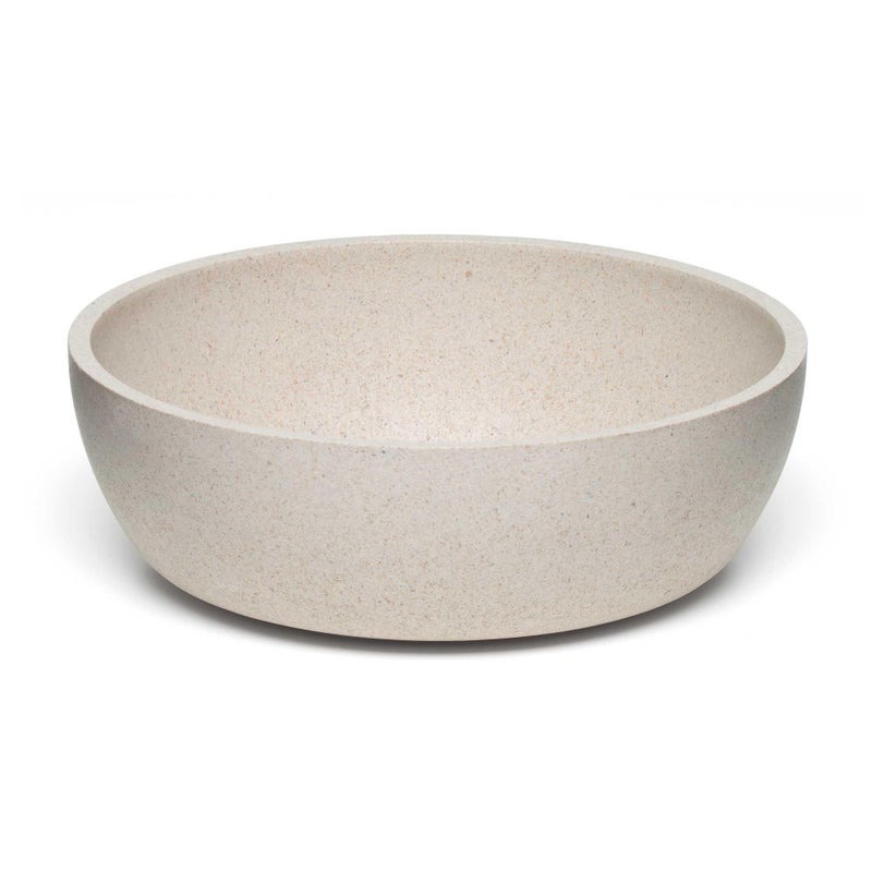 Loving Pets - Dolce Bamboo - Eco-Friendly Pet Bowls & Dishes for Dog, Cats, Puppy Food and Water Bowl -Sustainable and Dishwasher Safe, Made with Real Bamboo (Large, Oat-Beige) - Image 1
