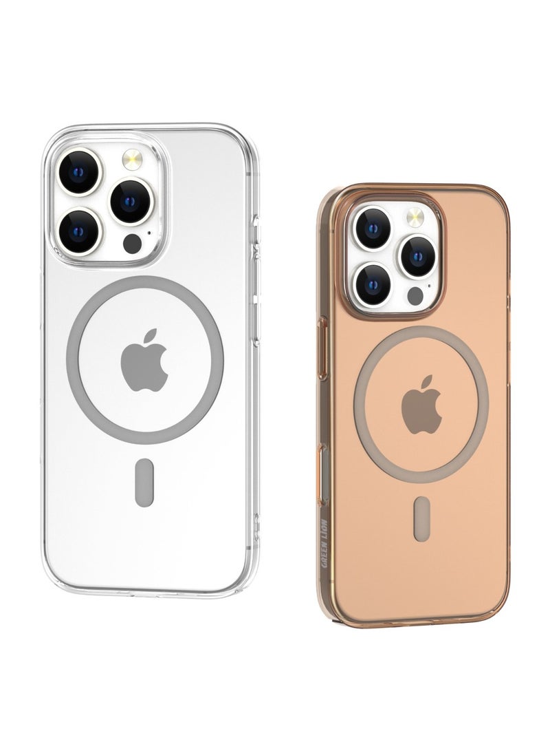 GREEN LION iPhone 16 Pro Magsafe Delgado Case / Anti Fingerprint / Anti Scratch / Responsive Buttons / Ultra HD Clarity / Camera Protection / Ultra Drop Protection / Ultra Slim - Clear - Image 5