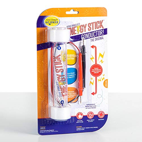 Steve Spangler Science Energy Stick Conductor - Experiments for Kids - Learn About Electricity, Insulators & Conductors - Great Stocking Stuffer - Image 1