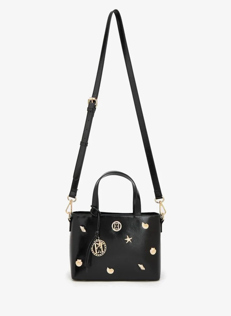Elle Gg Charm Embellished Match Back